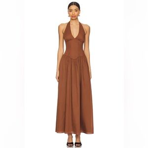 Bexley Maxi Dress in Brown - SIZE SMALL NWT
MORE TO COME